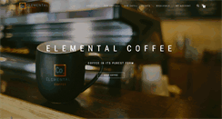 Desktop Screenshot of elementalcoffee.com